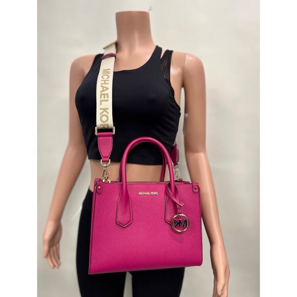 Michael Kors Maple Women’s Signature MK Logo Satchel - Picture 1 of 8